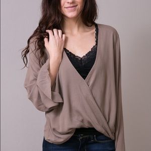 Blue Life Hayley Top in Truffle